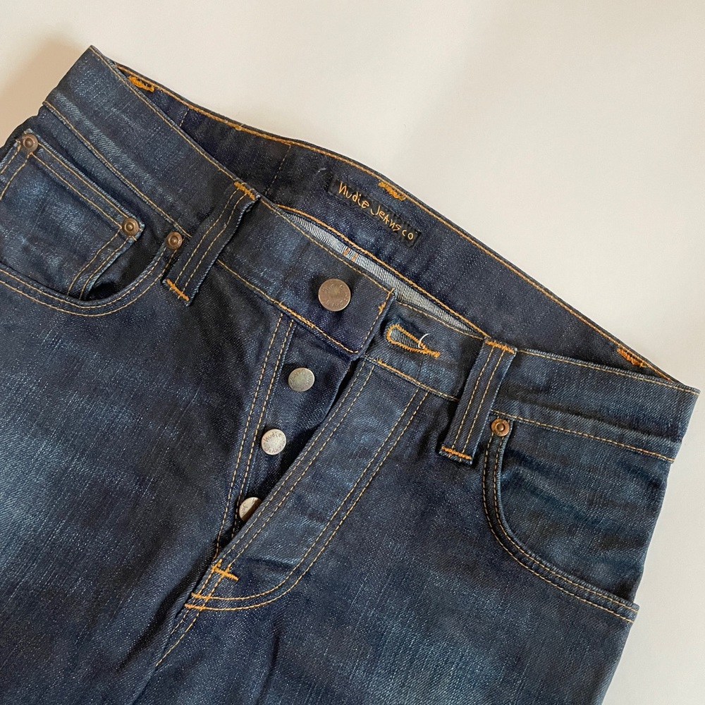 Nudie indigo wash denim